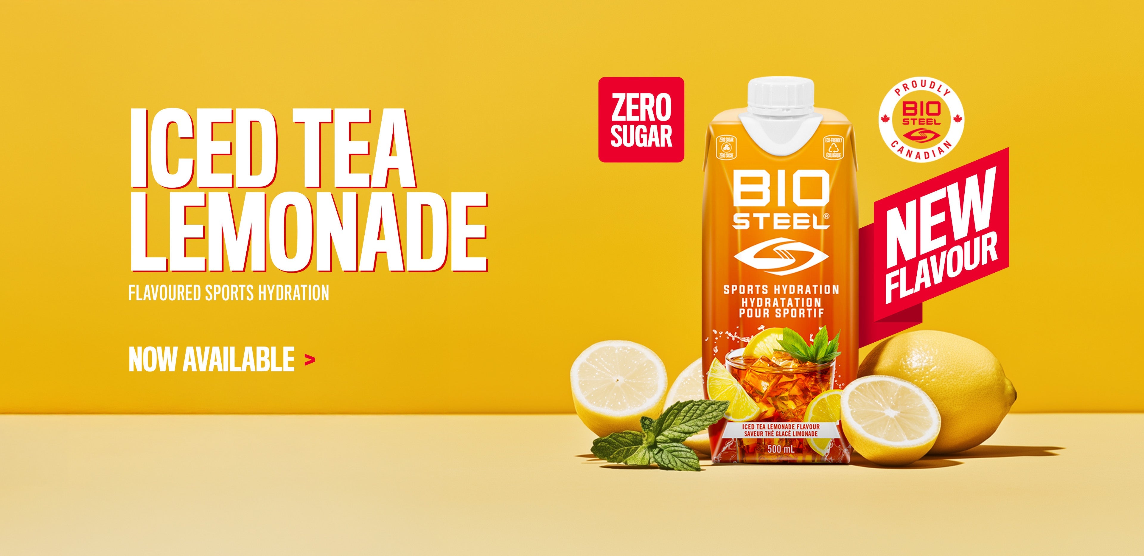 BioSteel Launches New Iced Tea Lemonade