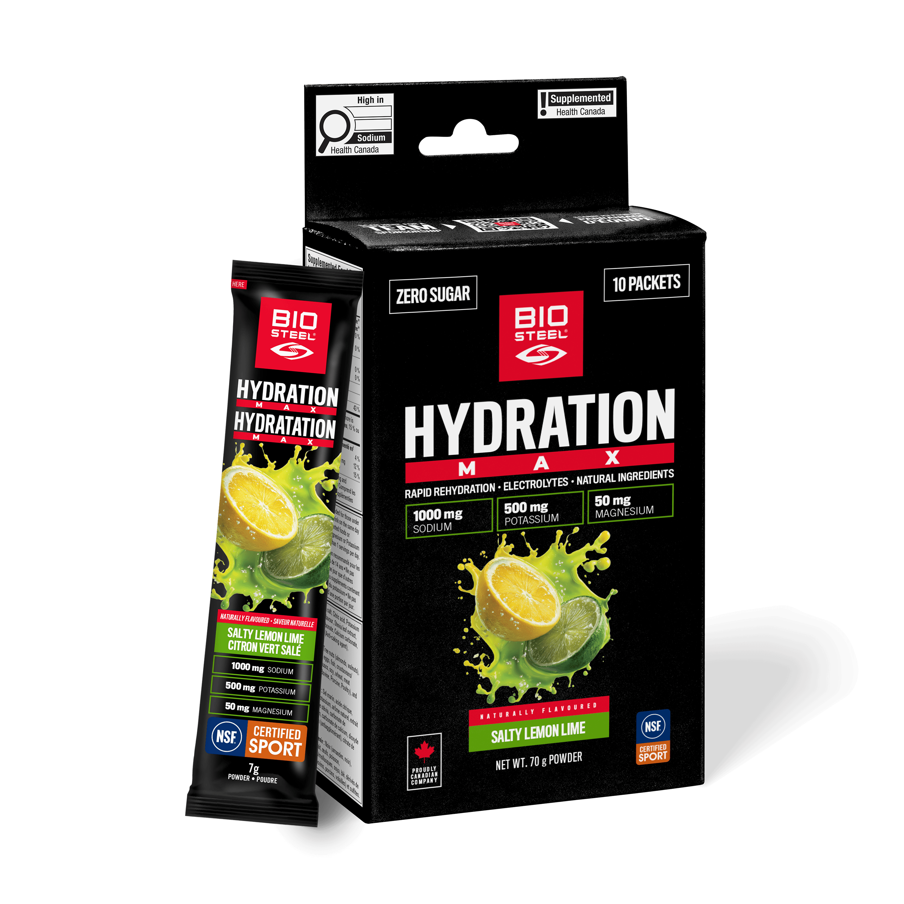 Hydration MAX / Salty Lemon Lime - 10 Packets