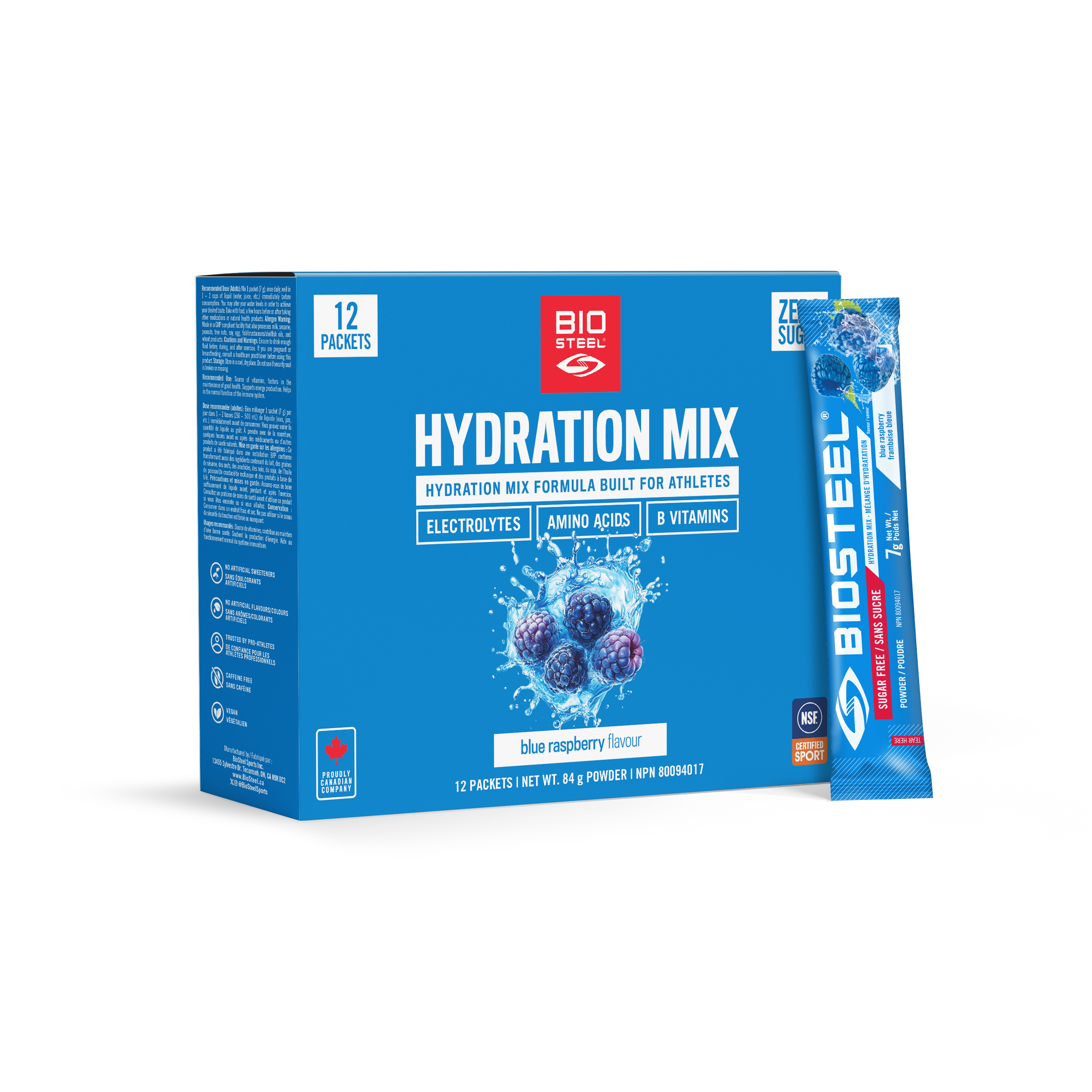 MÉLANGE HYDRATANT / Framboise Bleue - 12 Portions