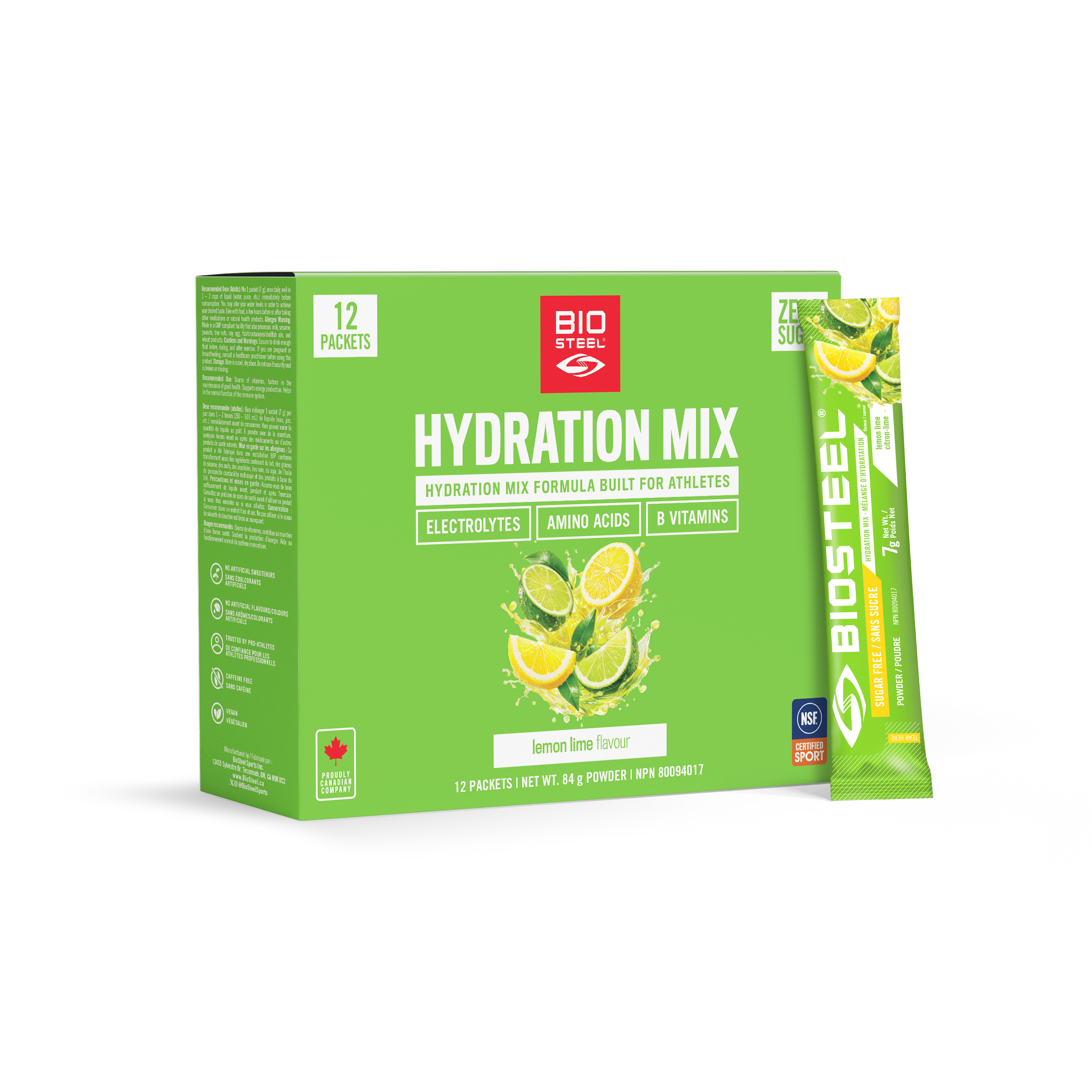 MÉLANGE HYDRATANT / Citron vert - 12 portions