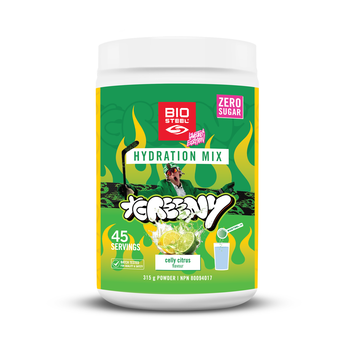虹入り★シトリンスモーキー共生1300ｇ超え シトリンポイント BioSteel x Greeny - HYDRATION MIX / Celly Citrus - 45 Servings