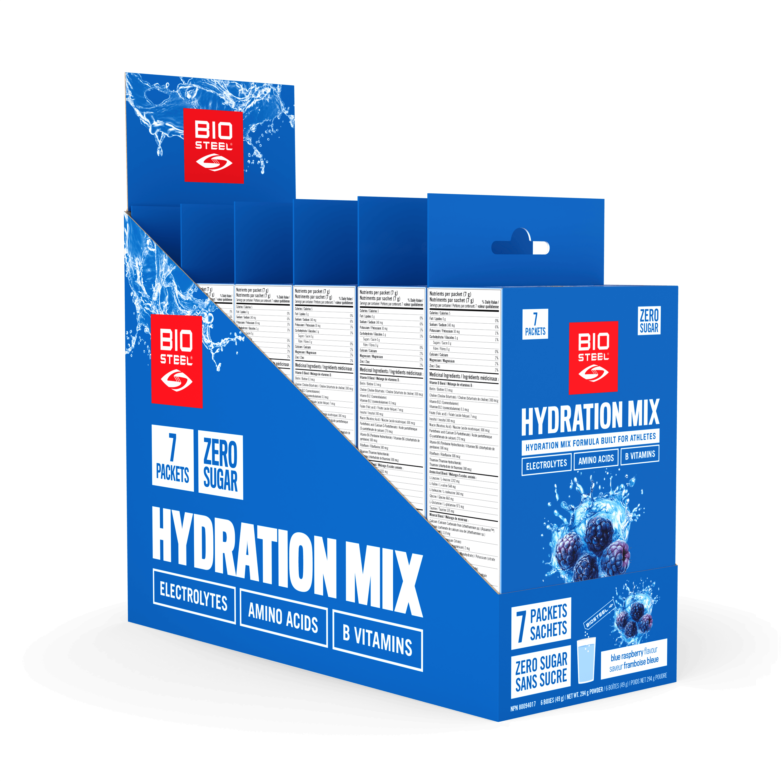 HYDRATION MIX / Blue Raspberry - 42 Packets