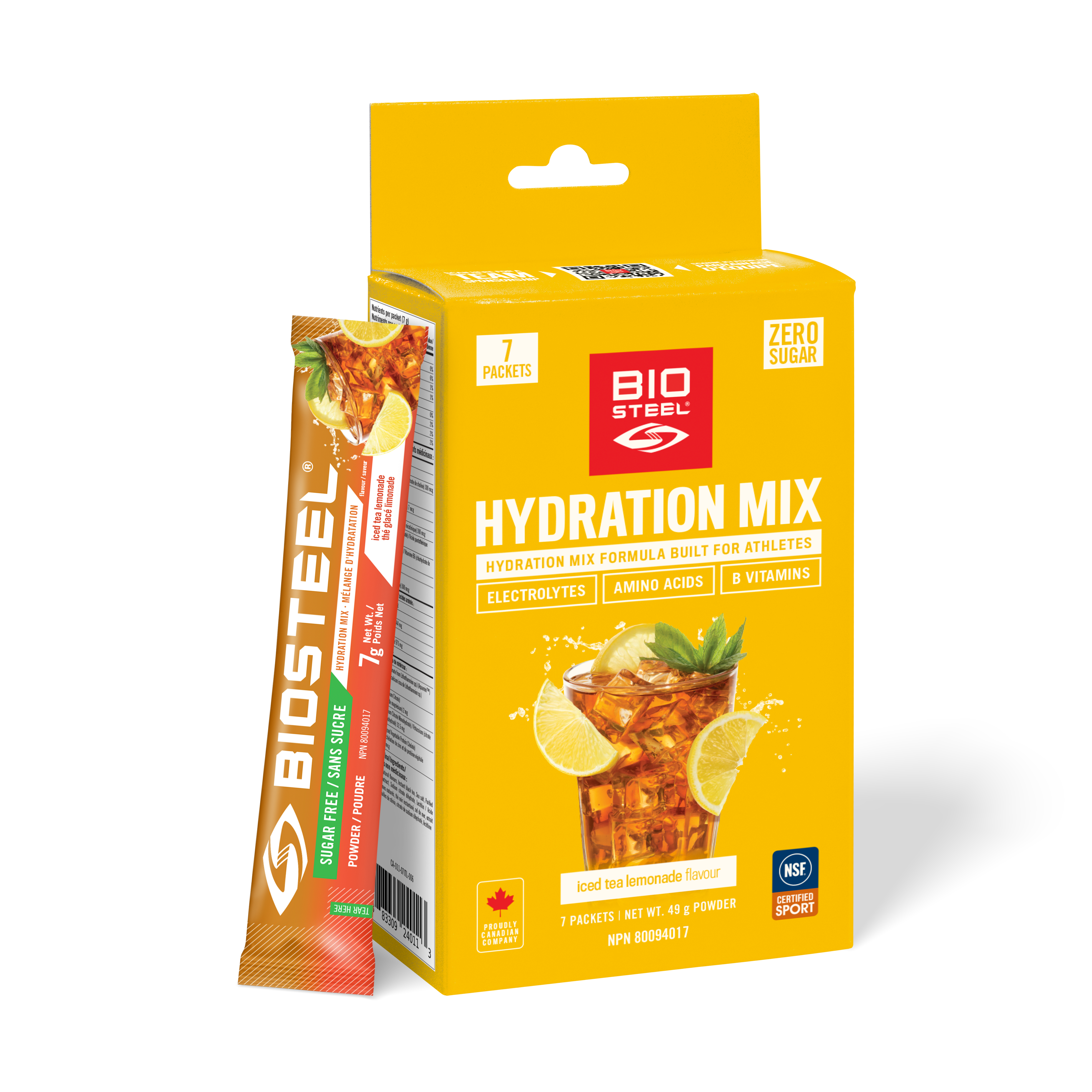 HYDRATION MIX / Iced Tea Lemonade - 7 Packets – BioSteel
