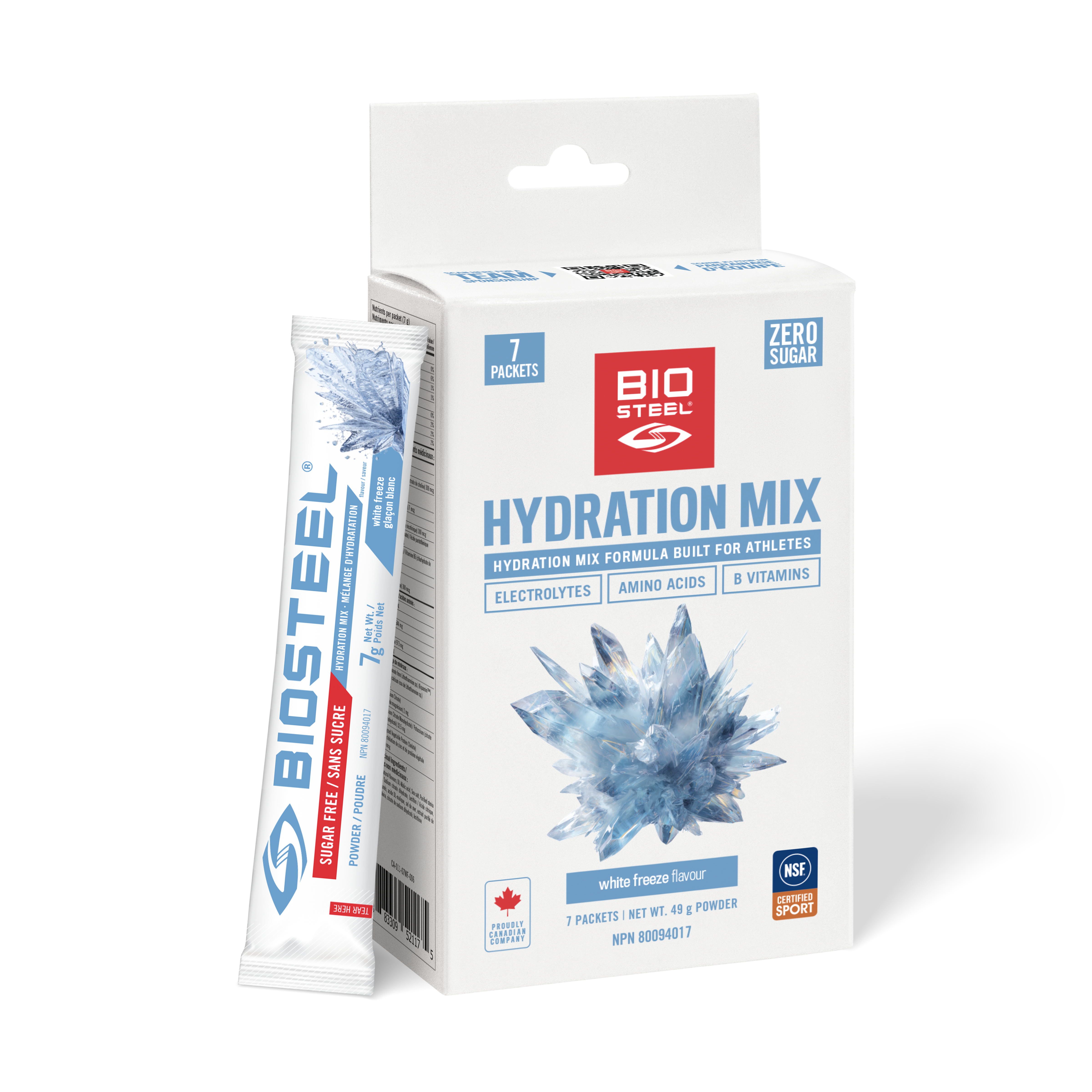 HYDRATION MIX / White Freeze - 7 Packets – BioSteel