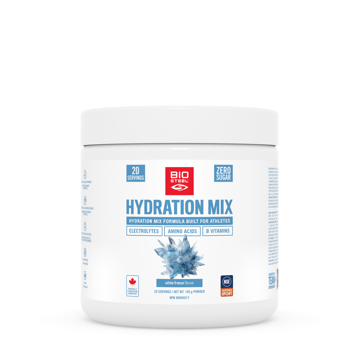 HYDRATION MIX / White Freeze - 20 Servings