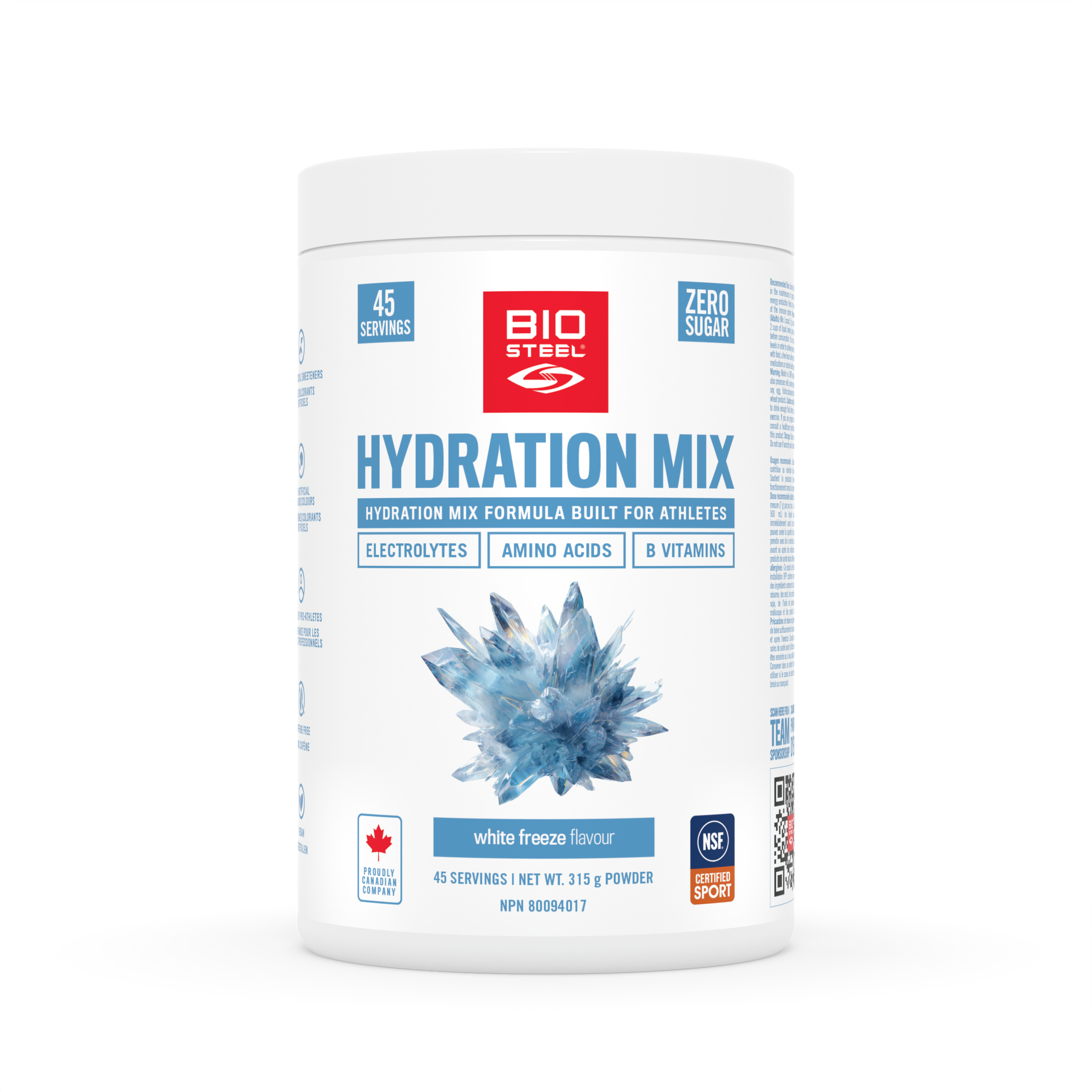 HYDRATION MIX / White Freeze - 45 Servings