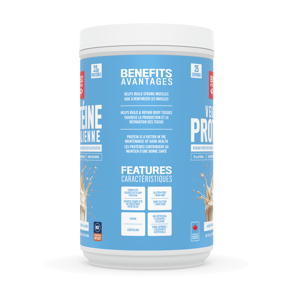 PROTÉINE VÉGÉTALE / Vanille - 25 portions