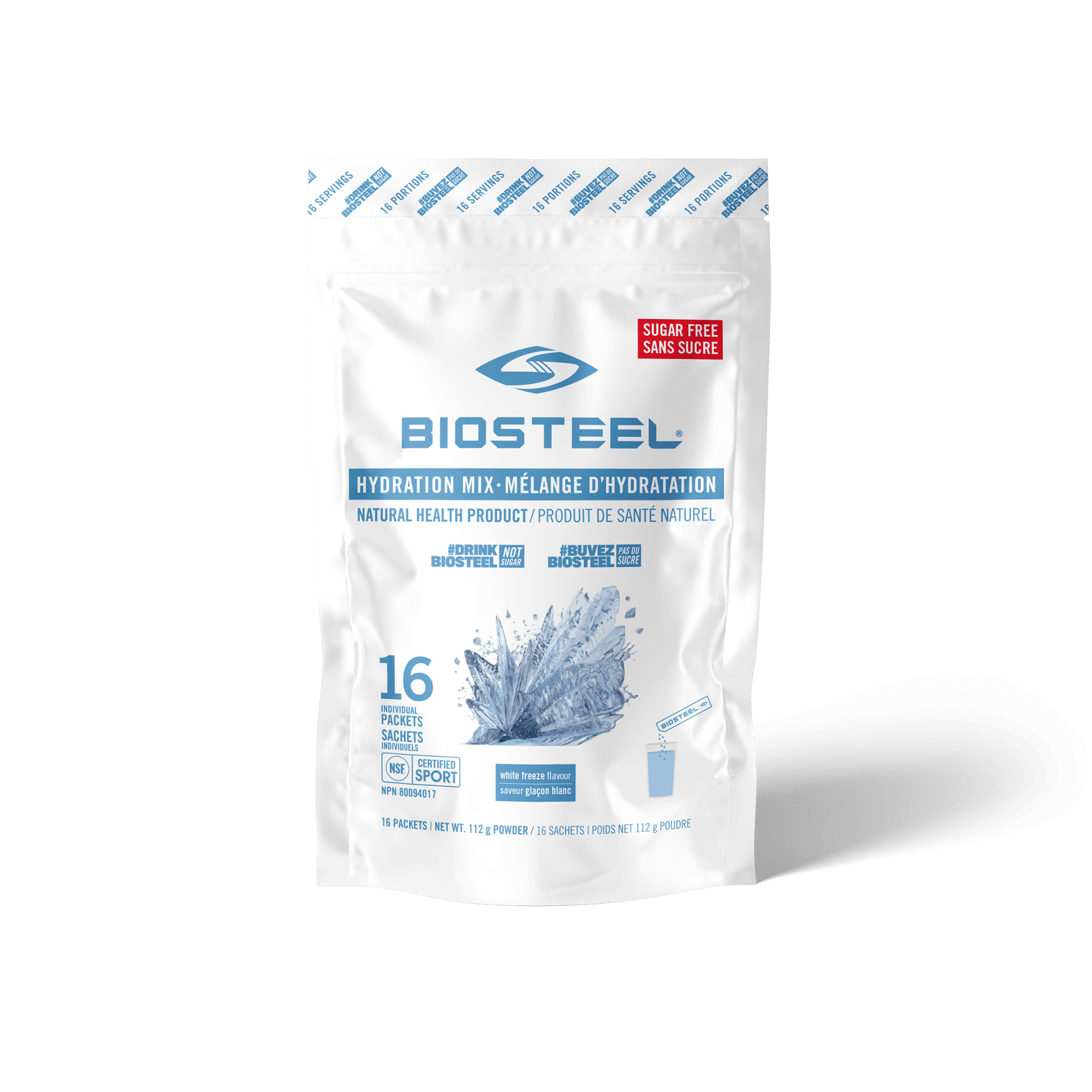 HYDRATION MIX / White Freeze - 16 Servings