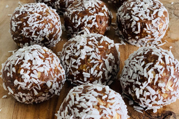Chocolate Peanut Butter Cup Protein Balls