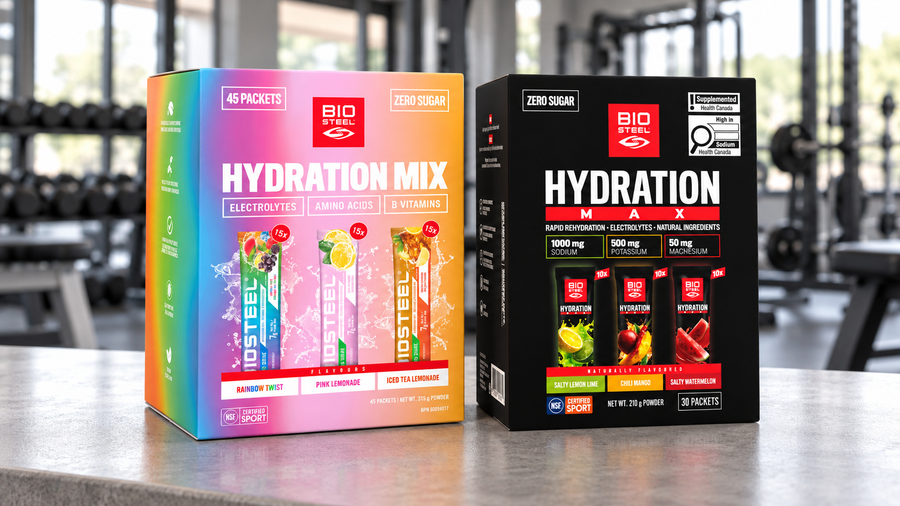 Hydration Mix or Hydration MAX: Which Fits Your Training?