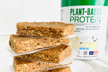 Oatmeal Cookie Dough Protein Bars