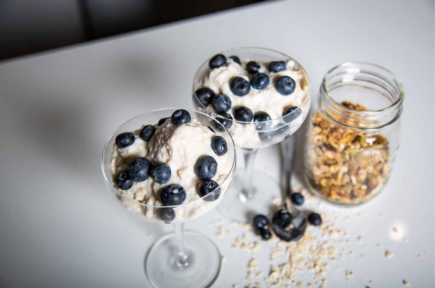 Blueberry Pie Oats Ice Cream