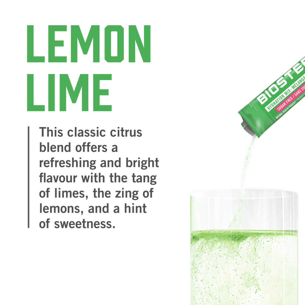 HYDRATION MIX / Lemon Lime - 12 Servings