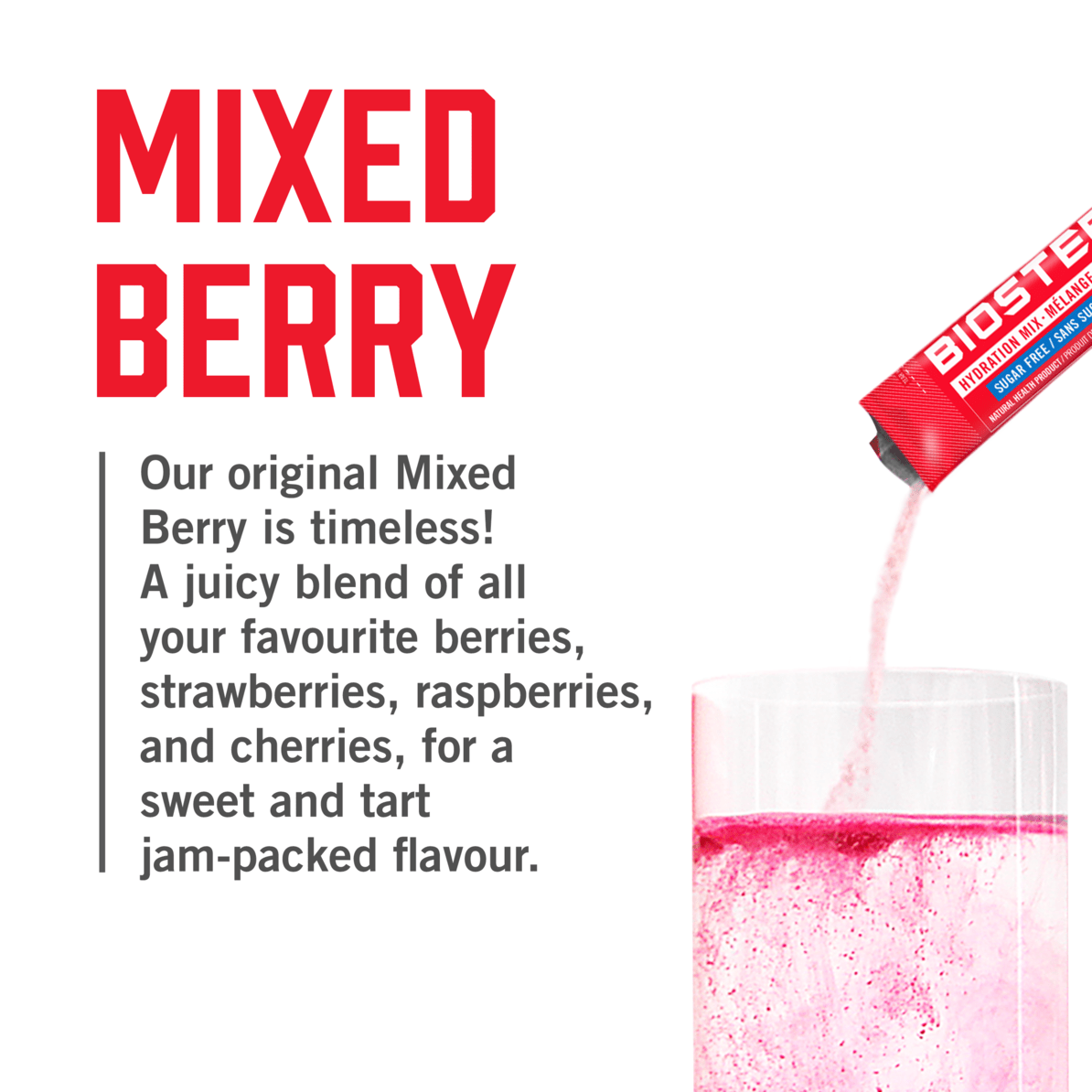HYDRATION MIX / Mixed Berry - 24 Packets
