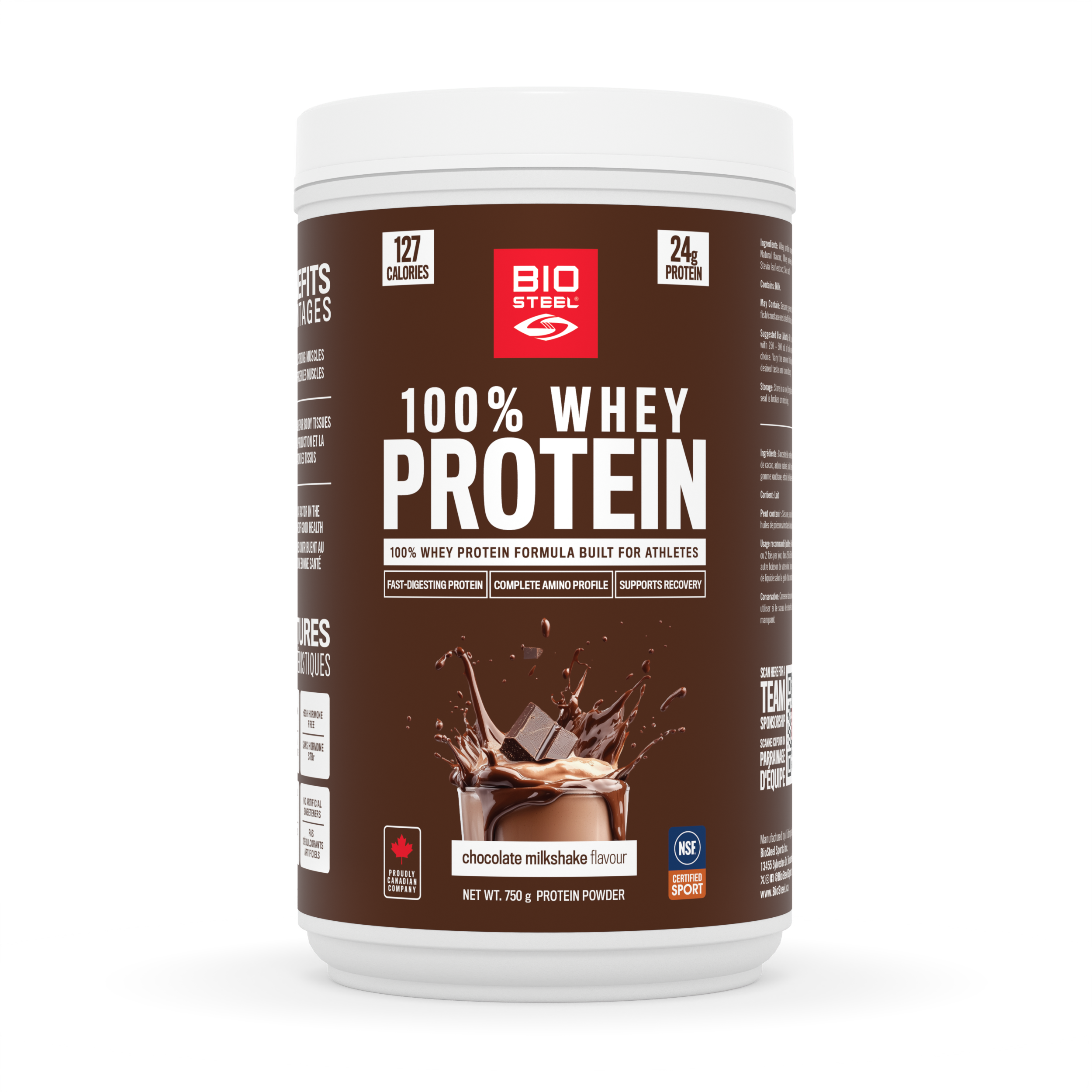 100% WHEY PROTEIN / Chocolat - 25 portions