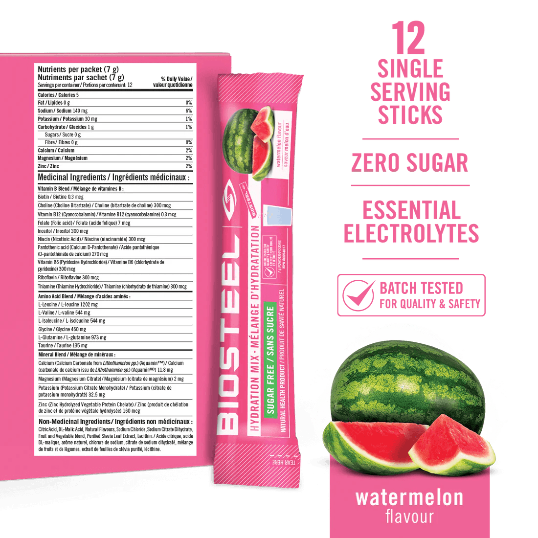 HYDRATION MIX / Watermelon - 12 Servings