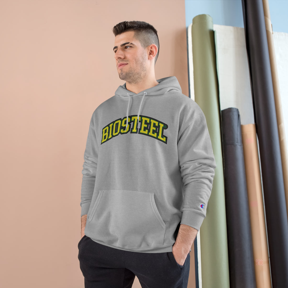 BIOSTEEL VARSITY YELLOW / GREEN | Champion Hoodie