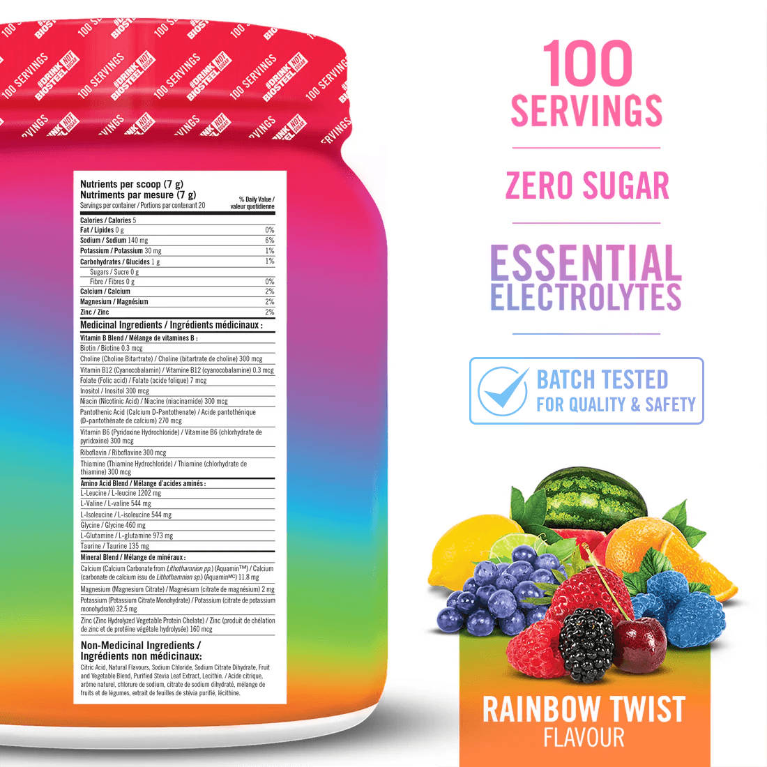 HYDRATION MIX / Rainbow Twist - 100 Servings