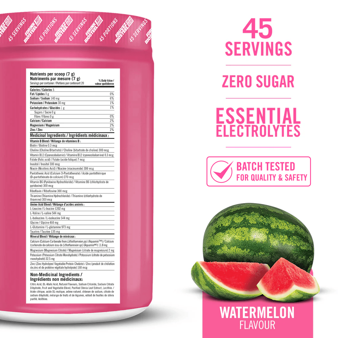 HYDRATION MIX / Watermelon - 45 Servings