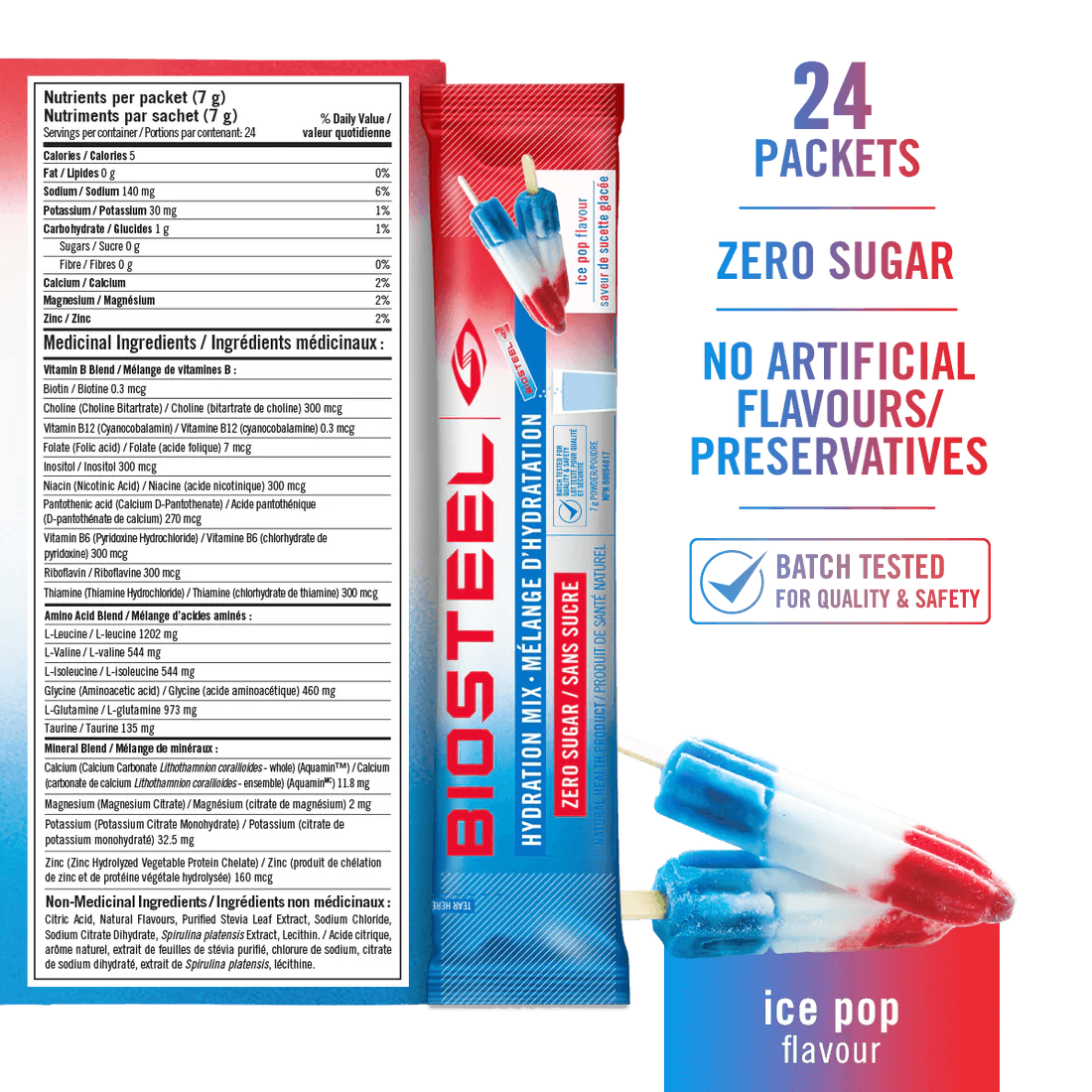 HYDRATION MIX / Ice Pop - 24 Serving Packets