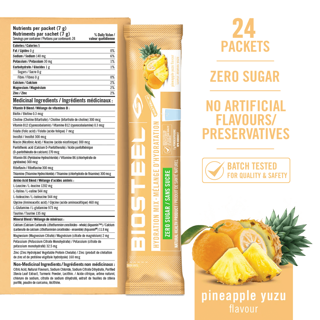 HYDRATION MIX / Pineapple Yuzu - 24 Serving Packet