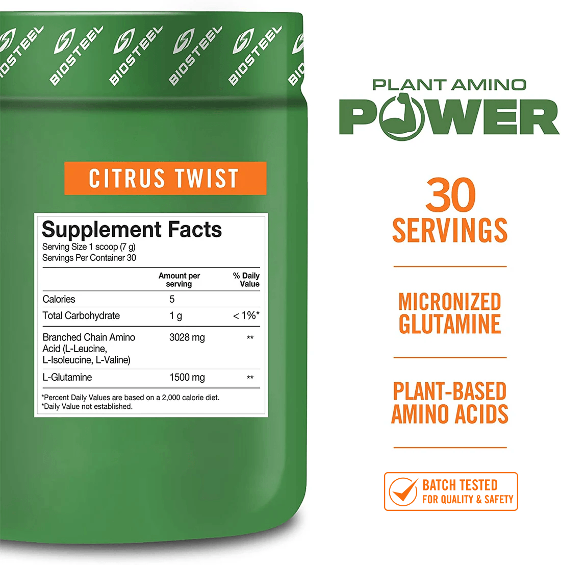 BCAA+ Plant Amino Power / Citrus Twist