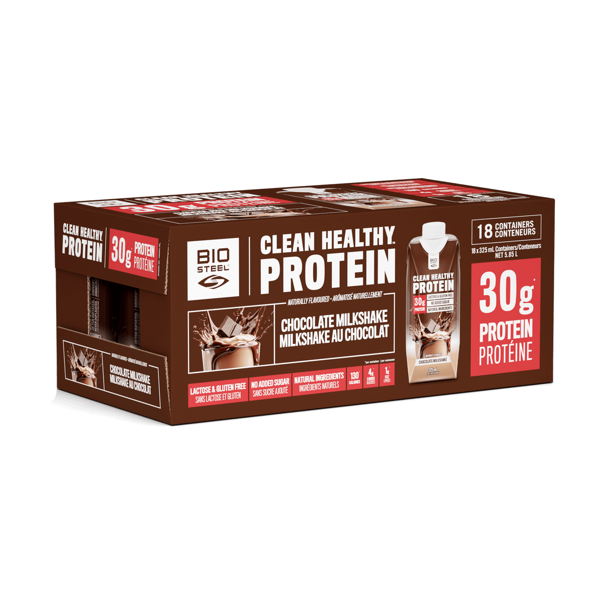Biosteel Box PROTEIN DRINK / Chocolate Milkshake - 18 Pack – BioSteel