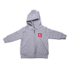 Sweat à capuche bébé BioSteel gris (12 mois)