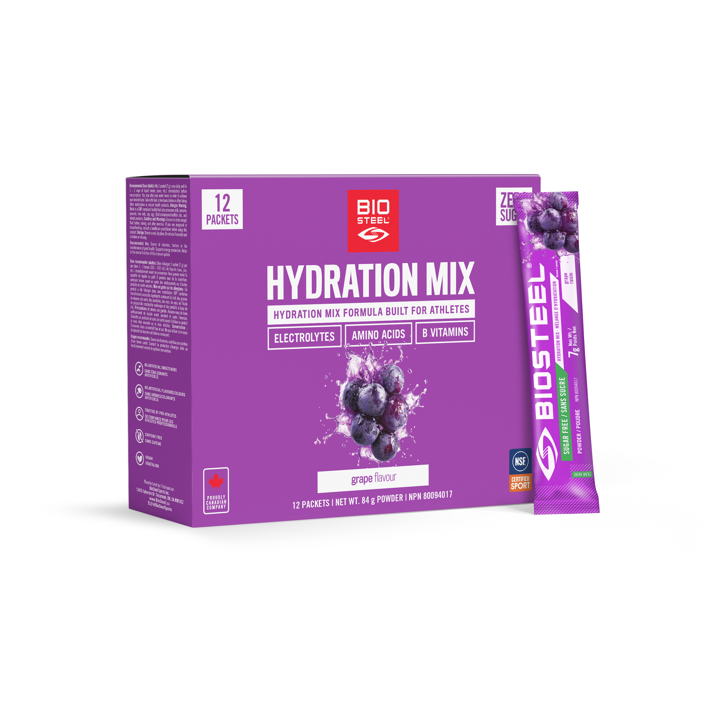 HYDRATION MIX / Grape - 12 Servings
