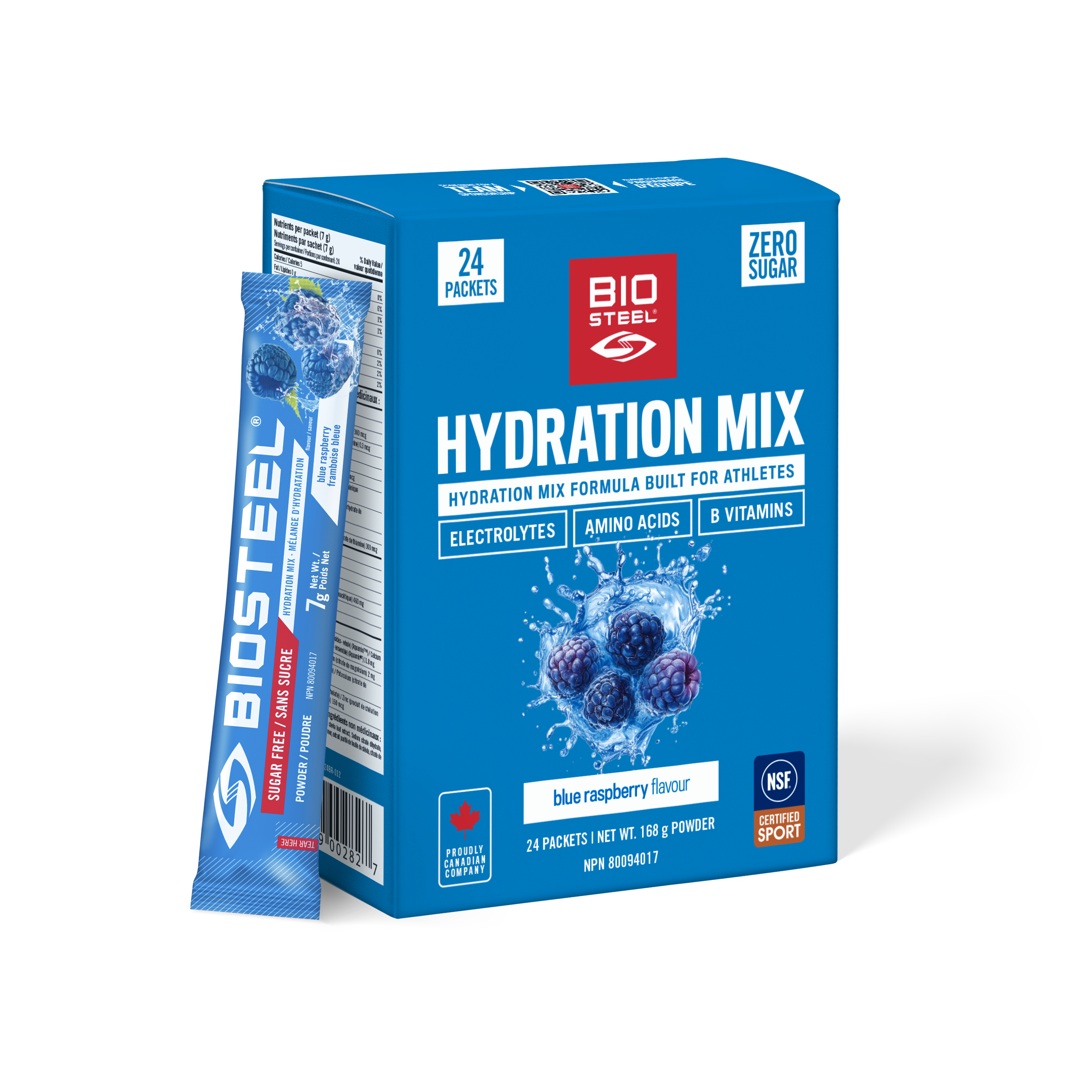 HYDRATION MIX / Blue Raspberry - 24 Packets