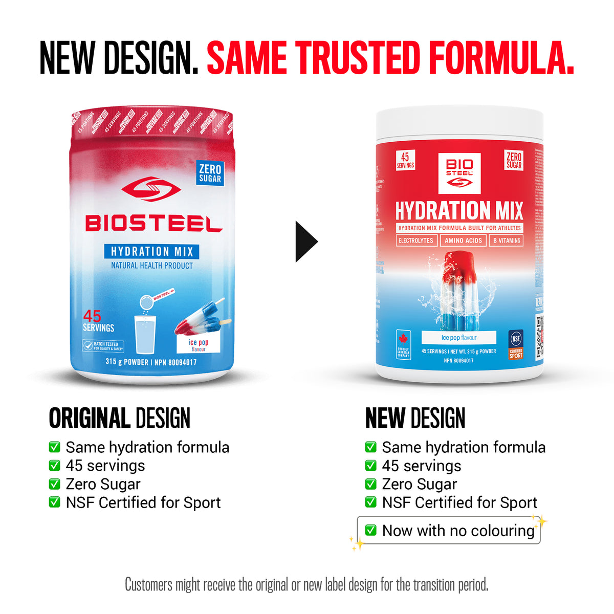HYDRATION MIX / Ice Pop - 45 Servings – BioSteel