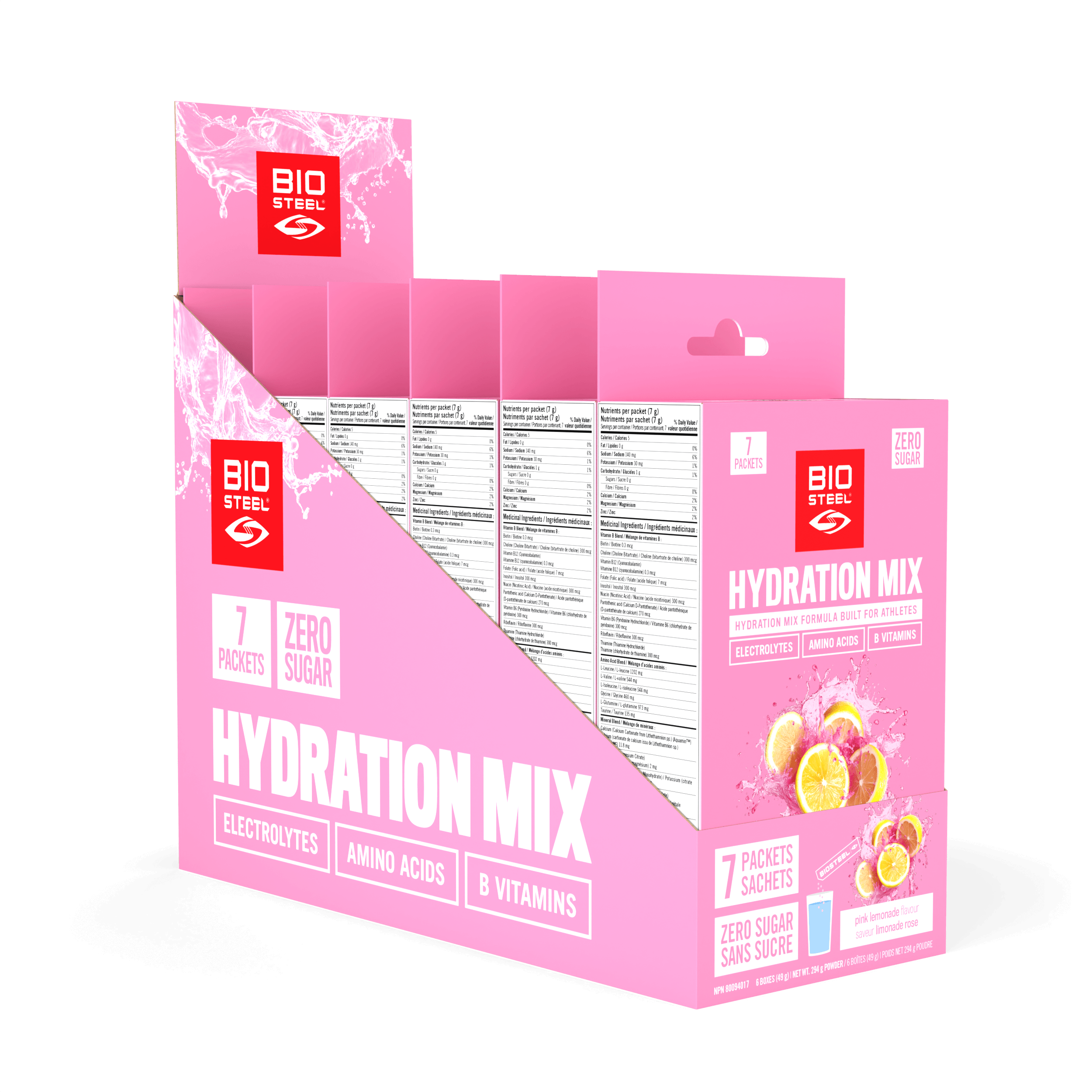 MÉLANGE HYDRATANT / Limonade rose - 7 sachets