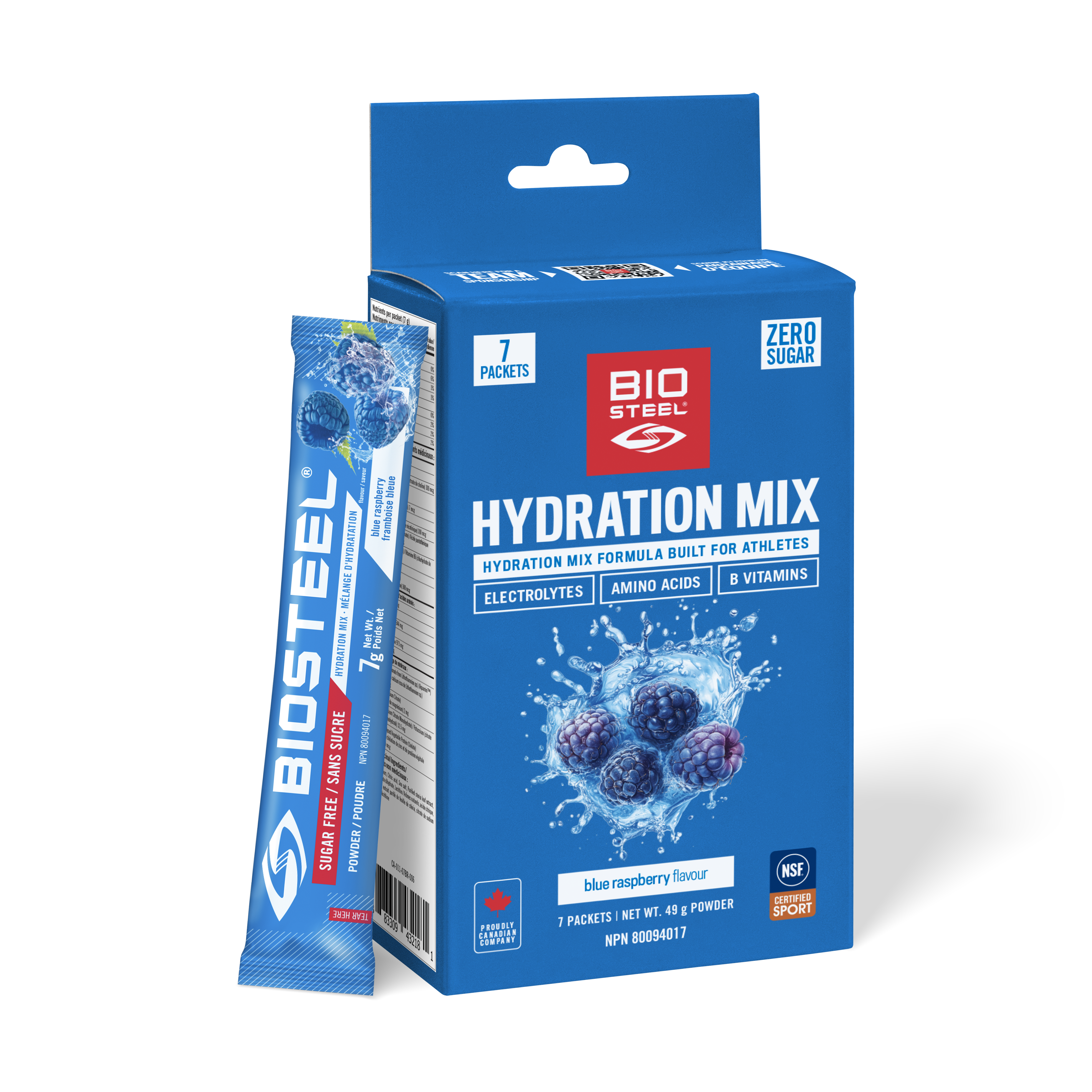 HYDRATION MIX / Blue Raspberry - 7 Packets