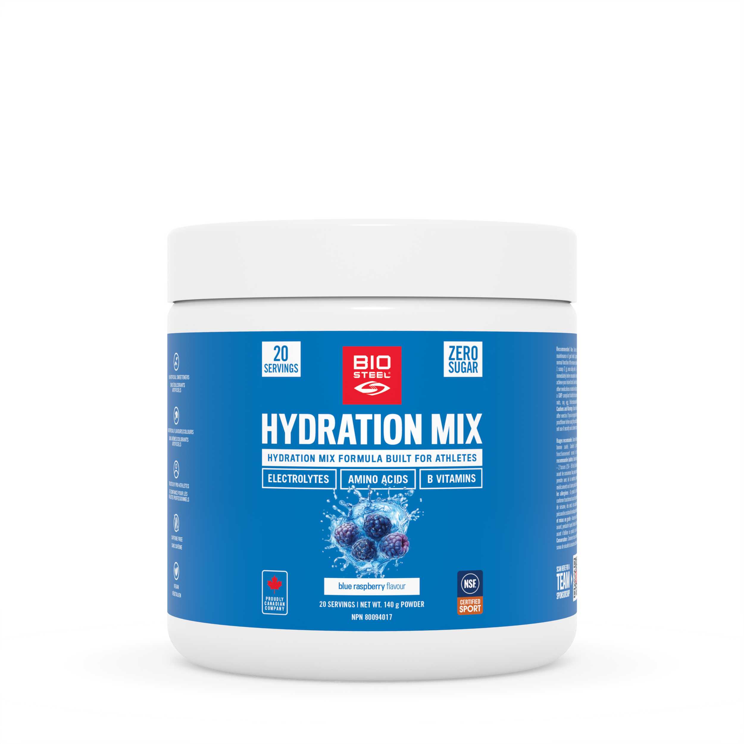 HYDRATION MIX / Blue Raspberry - 20 Servings