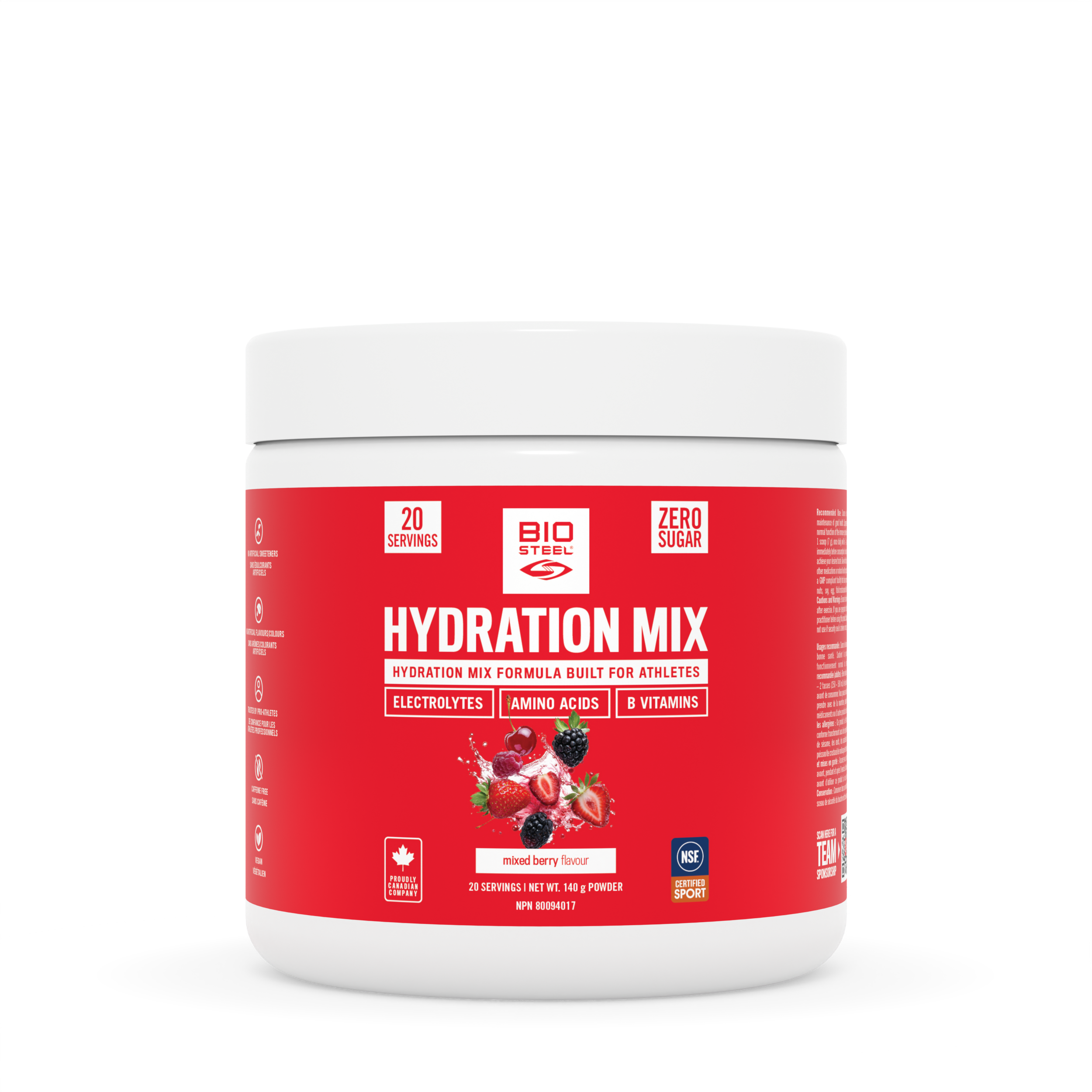 HYDRATION MIX / Mixed Berry - 20 Servings
