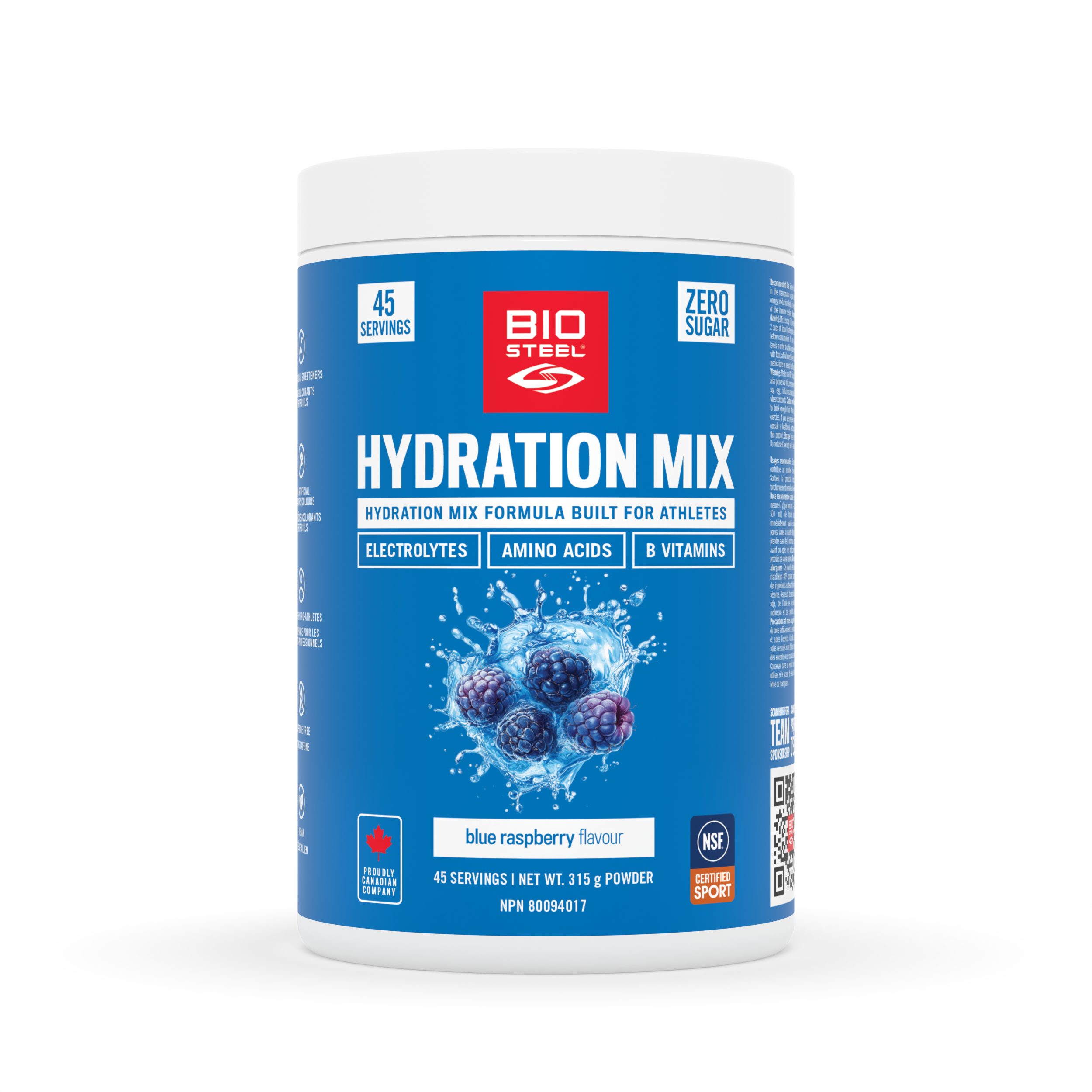 HYDRATION MIX / Blue Raspberry - 45 Servings