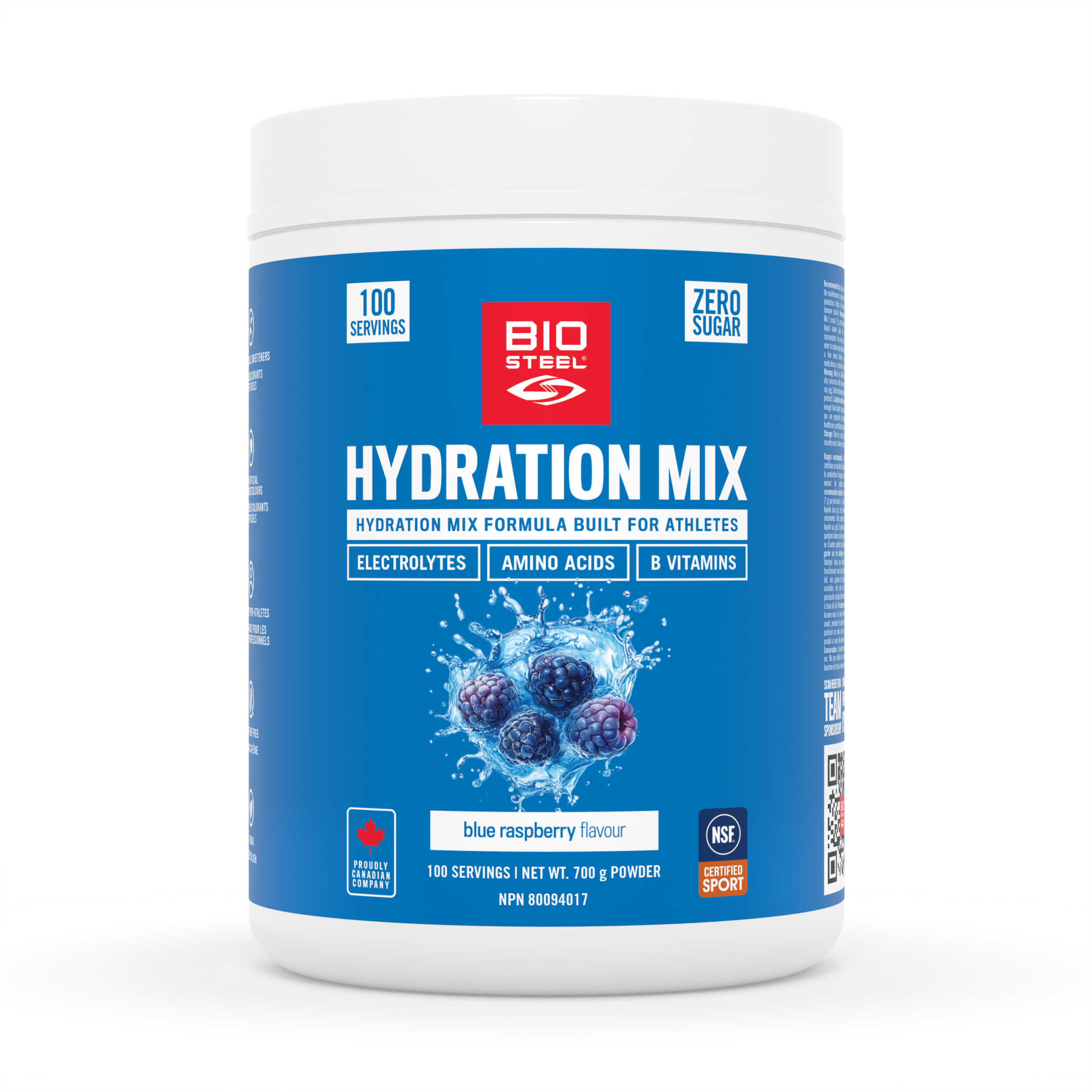 HYDRATION MIX / Blue Raspberry - 100 Servings