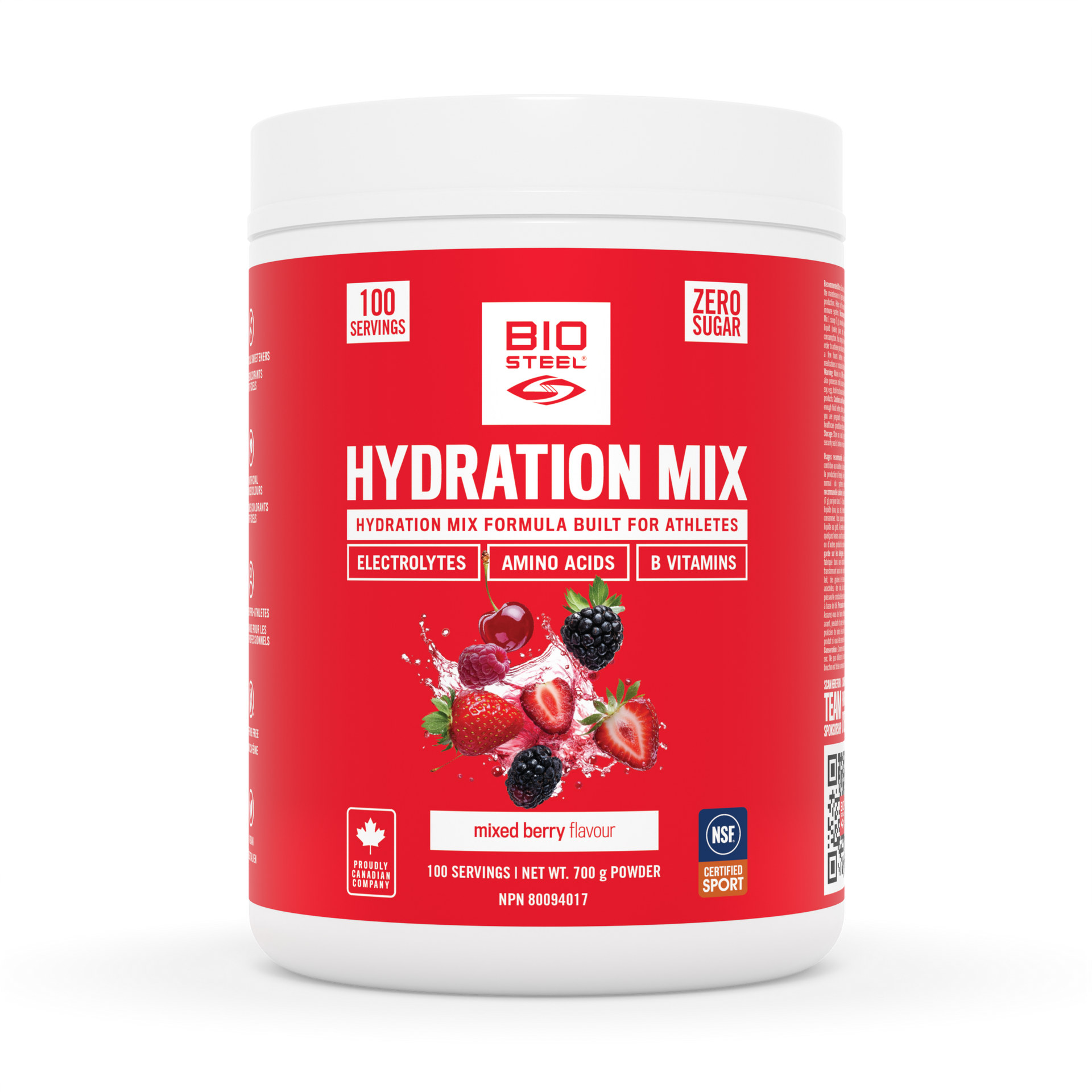 HYDRATION MIX / Mixed Berry - 100 Servings – BioSteel