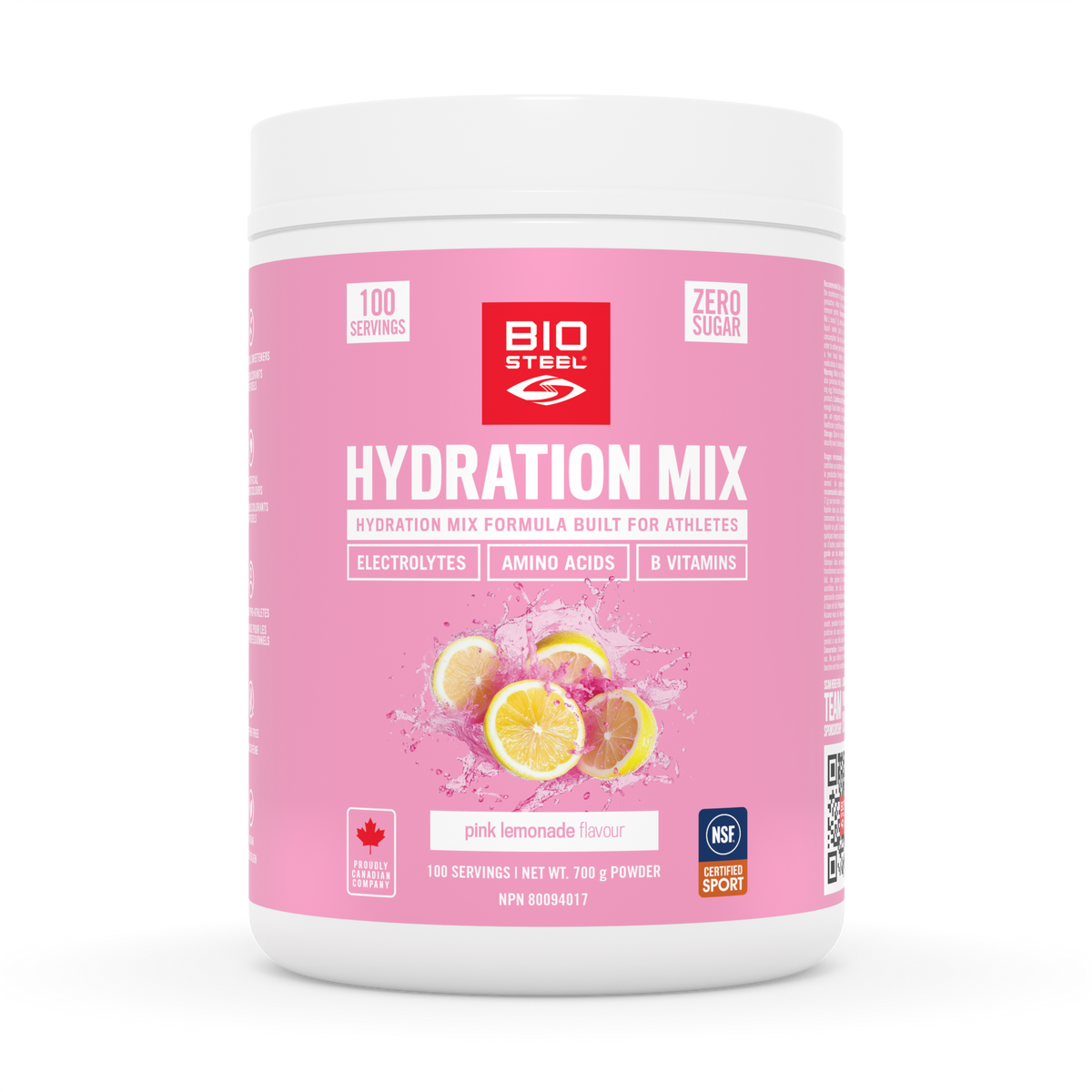 Bio Lemonade HYDRATION MIX / Pink Lemonade - 100 Servings – BioSteel
