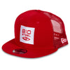 Casquette Snapback BioSteel New Era pour adulte en maille rouge
