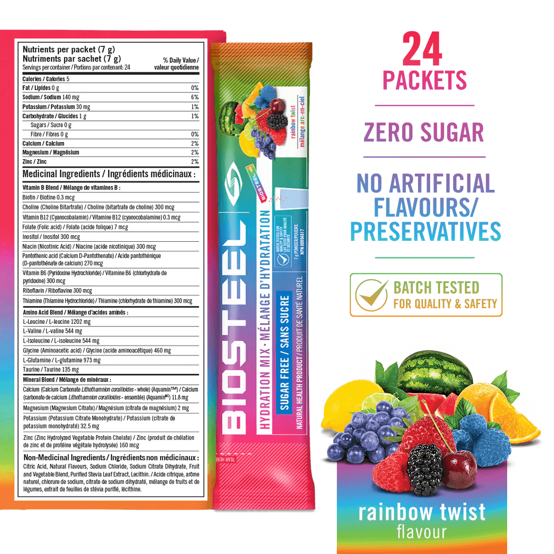 HYDRATION MIX / Rainbow Twist - 24 Serving Packets