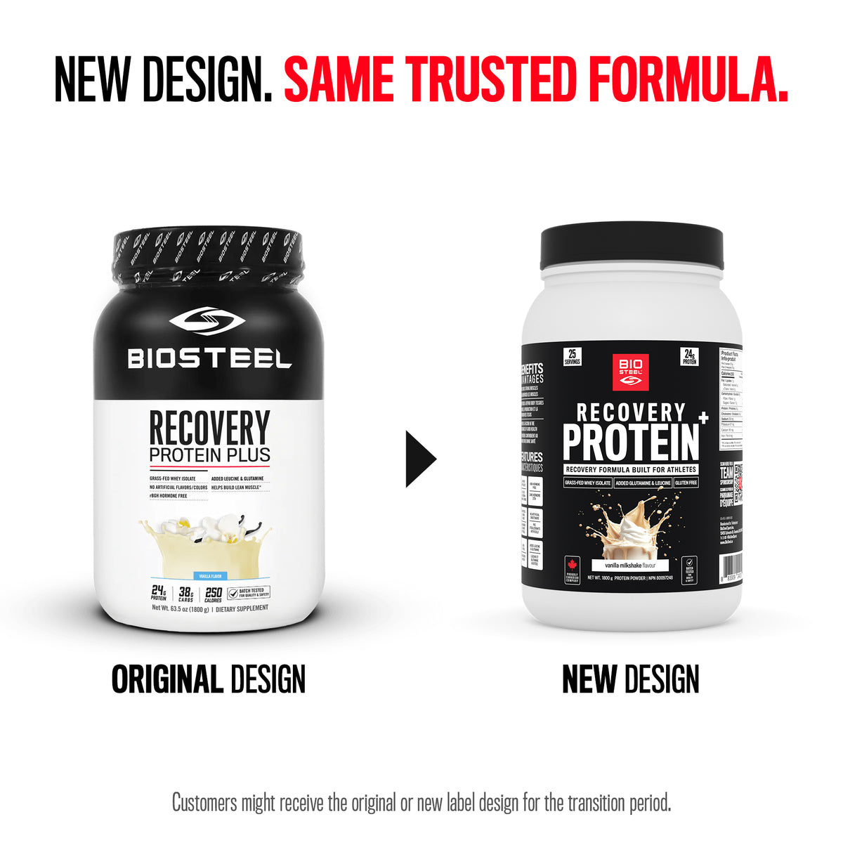 Recovery Protein Plus / Vanille - 25 portions
