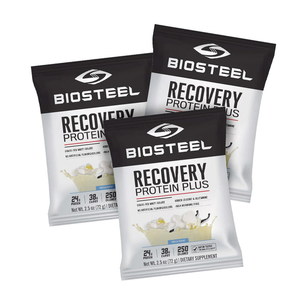 100 Servings Single-Serve Protein - Recovery Plus Vanilla – BioSteel