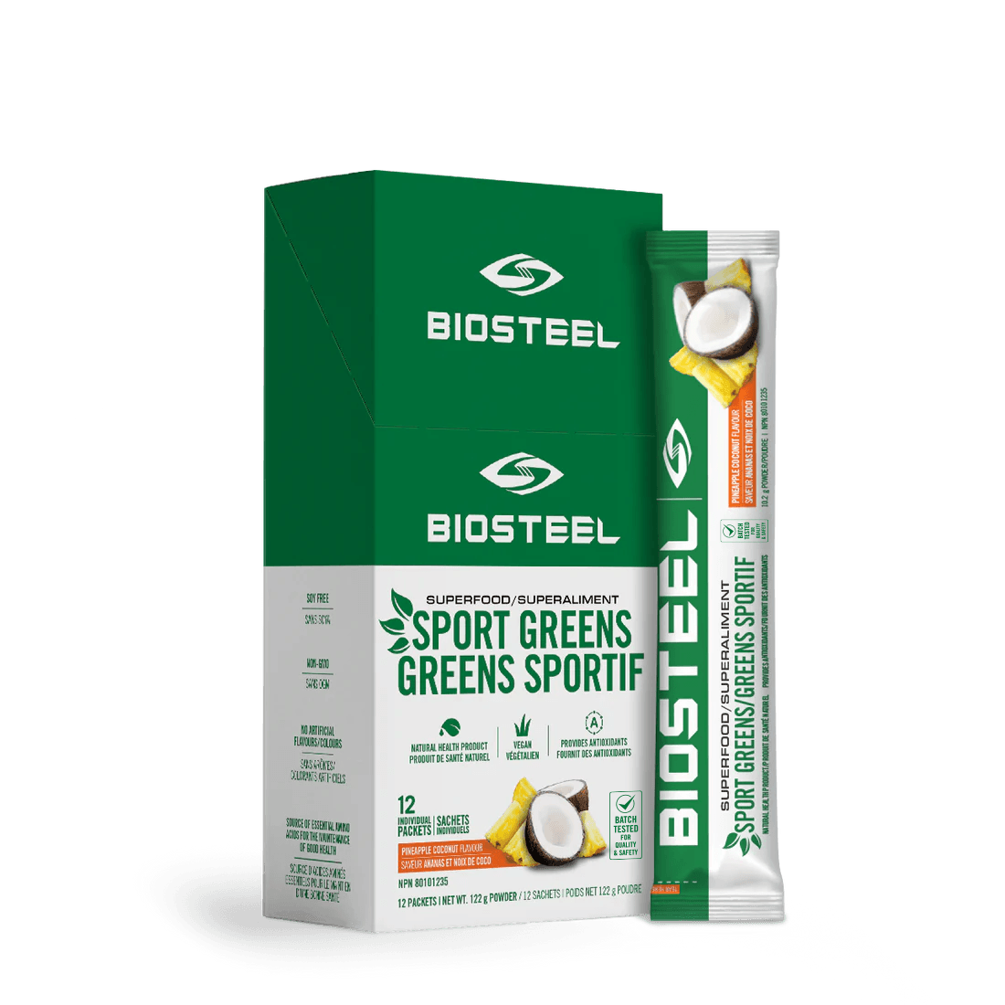 SPORT GREENS / Pineapple Coconut - 12 Servings