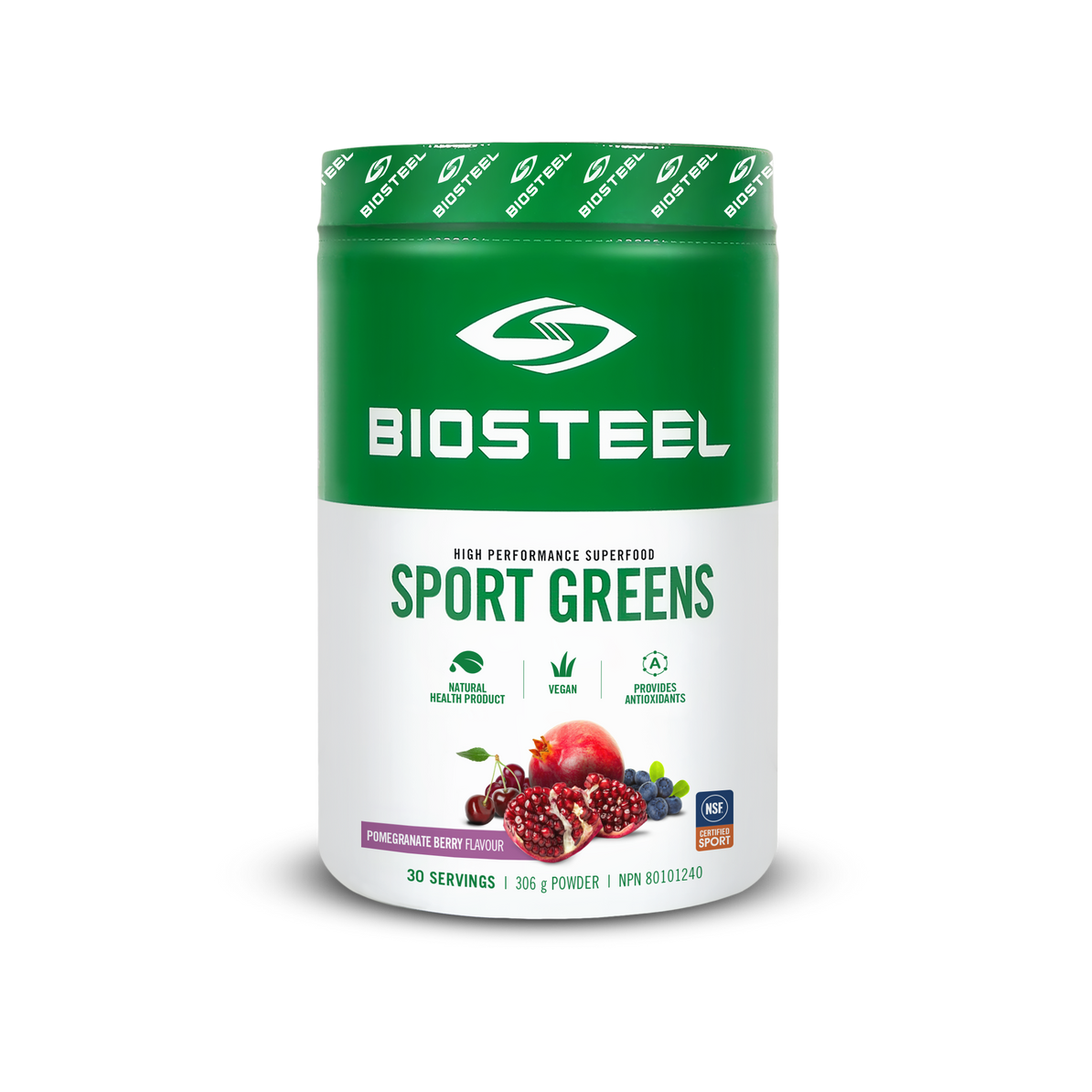 SPORT GREENS / Pomegranate Berry - 30 Servings – BioSteel – Canada