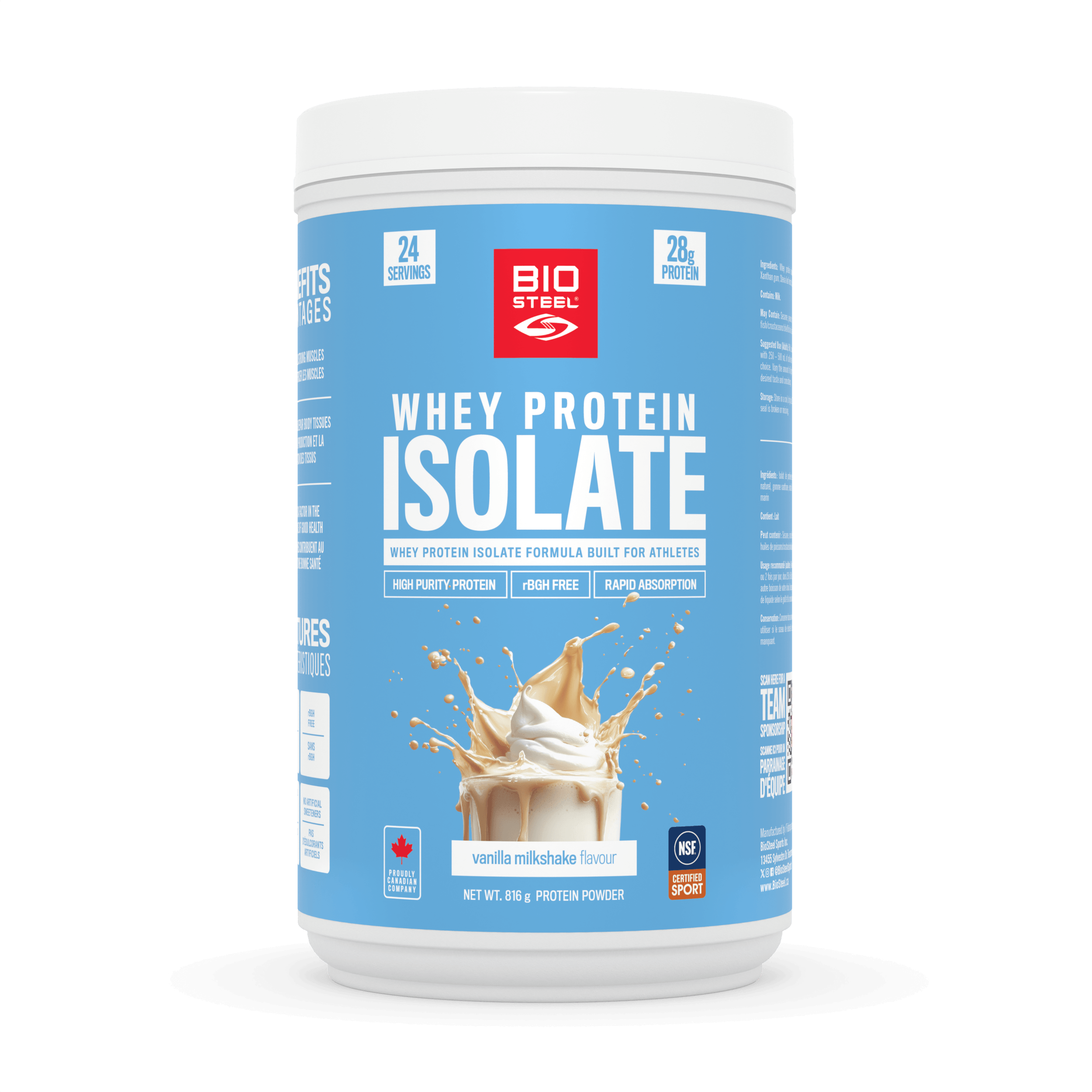WHEY PROTEIN ISOLATE / Vanilla - 24 Servings