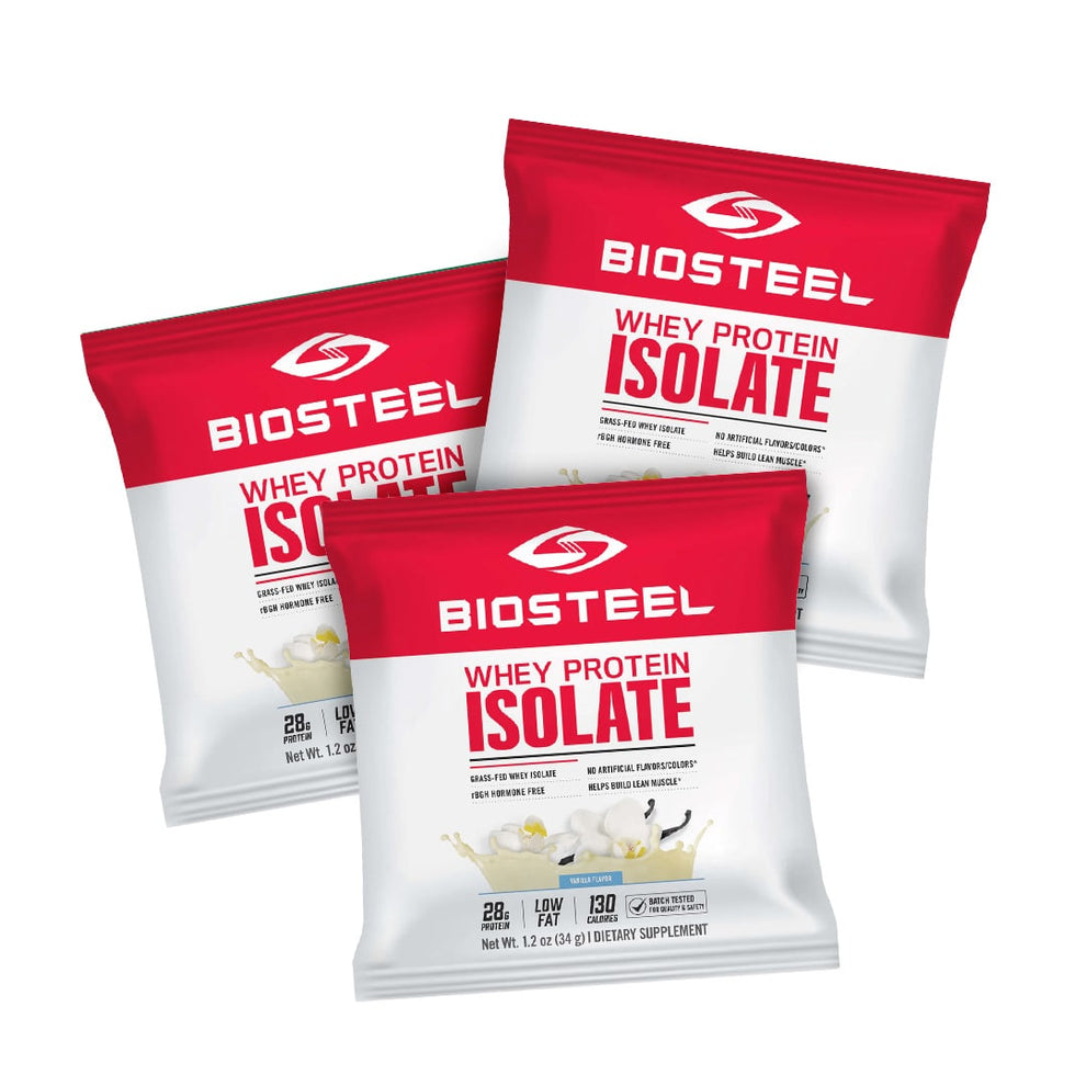 100 Servings Single-Serve Protein - Whey Isolate Vanilla – BioSteel