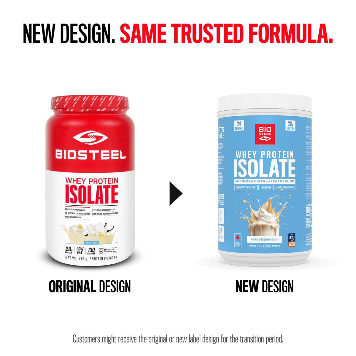 WHEY PROTEIN ISOLATE / Vanilla Milkshake - 24 Servings
