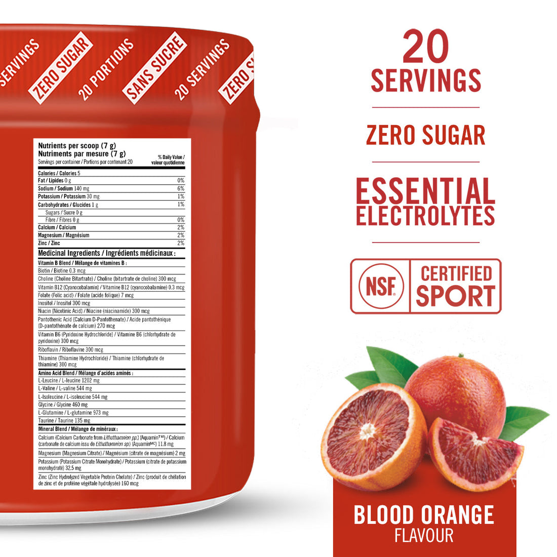 HYDRATION MIX / Blood Orange - 20 Servings