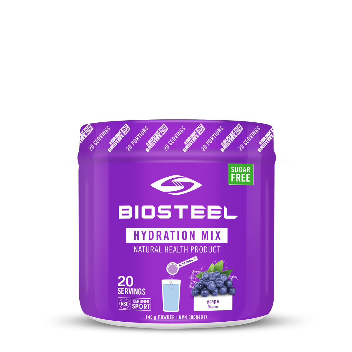 HYDRATION MIX / Grape - 20 Servings – BioSteel – Canada